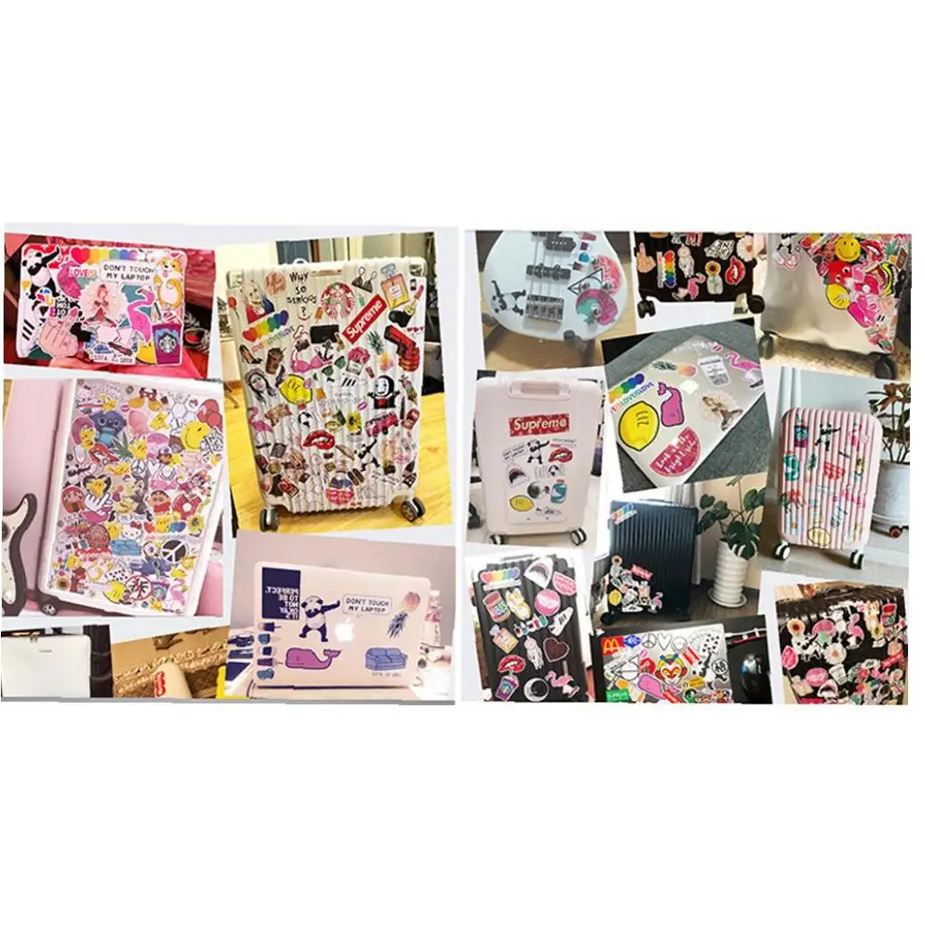 100 шт. не повторяющиеся наклейки водонепроницаемые автомобильные мотоциклетные