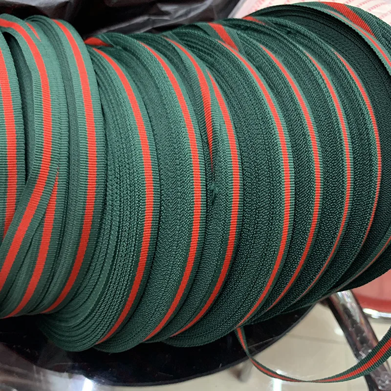 

10-50 mm army green ribbon knitted striped sports pants lace fabric ribbon sewing accessories DIY clothing accessories