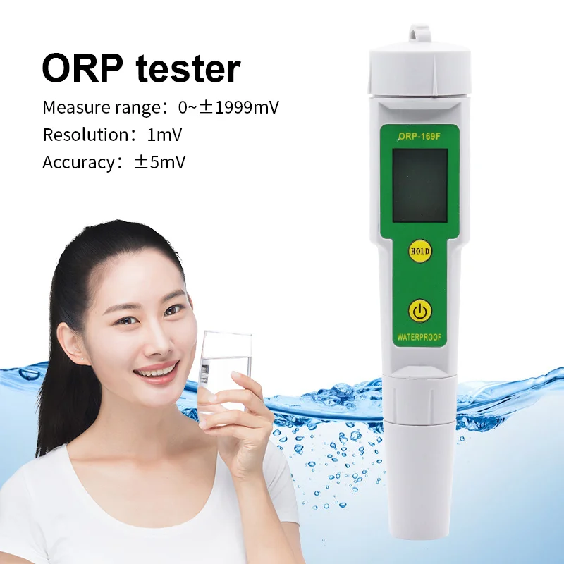 

ORP Redox Meter Tester -1999~1999mV, 1-Point Calibration, Oxidation Reduction Potential, Aquariums, Swimming Pools, Water