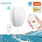 Датчик утечки воды Smart Tuya, Wi-Fi детектор с сигнализацией, совместим с приложением Tuyasmart Smart Life, простая установка