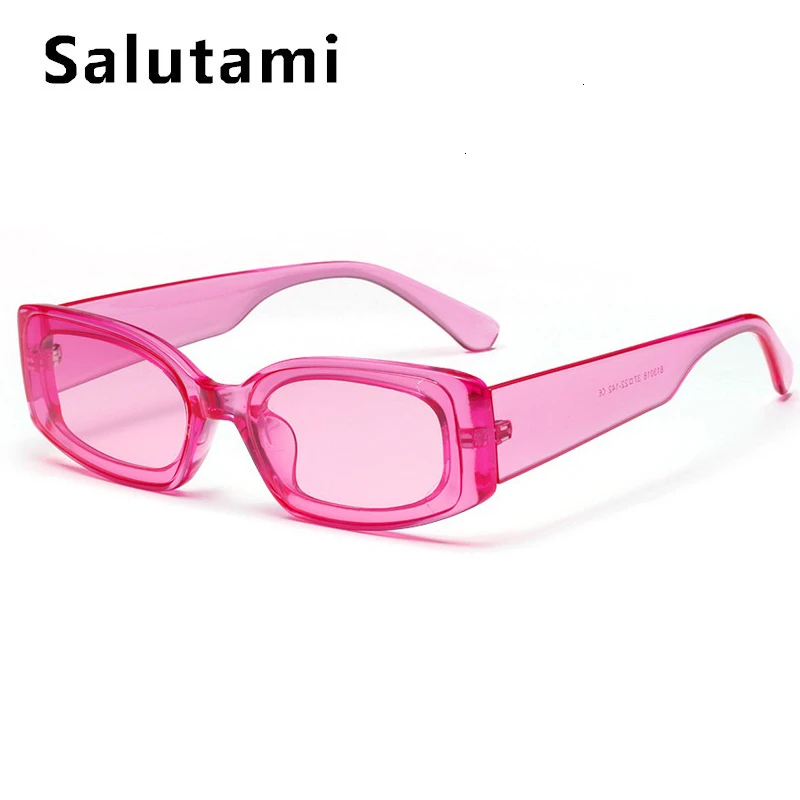 Солнцезащитные очки яркие квадратные для мужчин и женщин уникальные брендовые