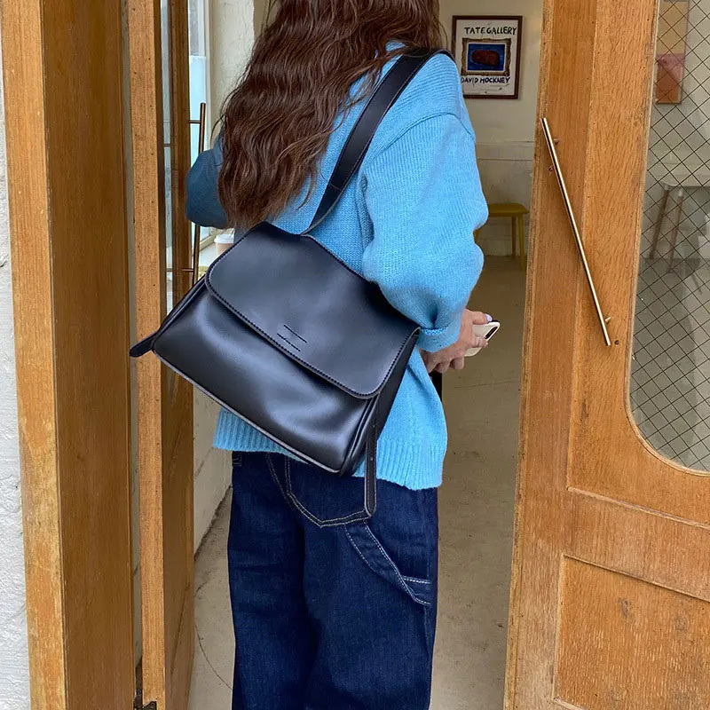 

Fashion PU Leather Shoulder Crossbody Bags for Women 2021 New Female Ladies Casual Large Capacity Messenger Handbags Travel Bags