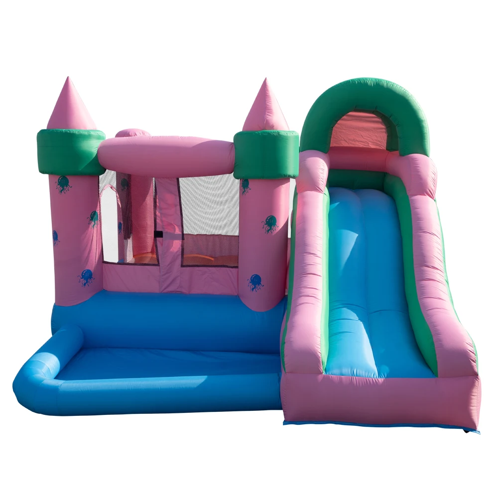 

With Blower Water Slide Backyard Water Park Splash Pool Jumping Castle for Outdoor Water Slides Inflatable Water Park