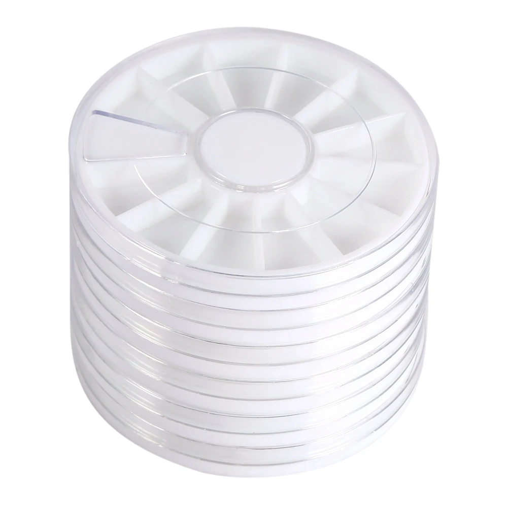 6 шт./компл. 12 отделений наклейки для дизайна ногтей украшения стразы с