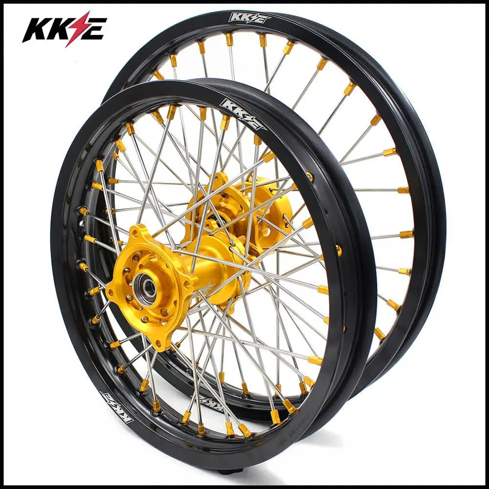 KKE 19 &amp 16 CNC полный большой детский набор для SUZUKI RM80 RM85 1993-2020 YZ80 YZ85 колесные диски