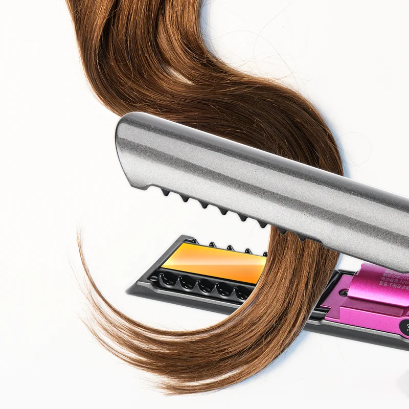 

Professional Hair Straightener Ceramic Flat Iron 2 In 1 Cordless Hair Straightener And Curler Rechargeable Wireless Straightene