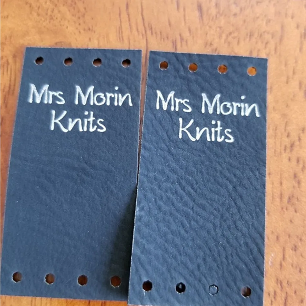 

Custom Handmade Products in Faux Leather, Clothing Fabric Leather Labels, Garment Tags, Crochet leather labels, handmade labels