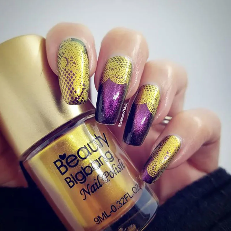 BeautyBigBang ногтей штамповки пластины прямоугольник Летний цветок геометрии дизайн ногтей шаблон формы изображения пластины трафареты BBB XL-005