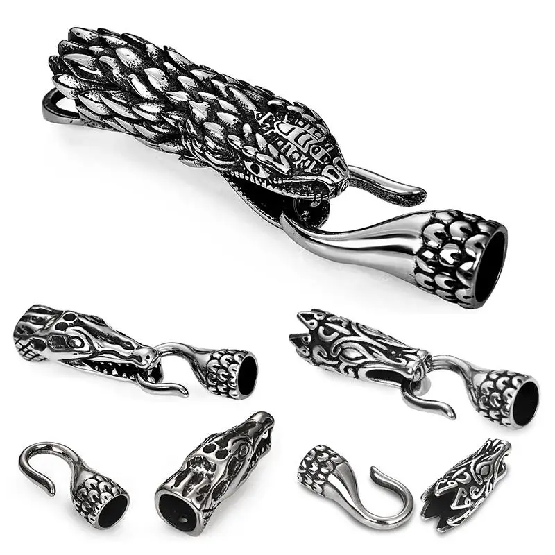 Соединительные головки для змеи из нержавеющей стали крючки с отверстиями 6 мм 8