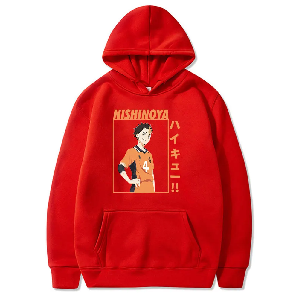 

Popular Style Streetwear Hot Sale Couple Wear Haikyuu Nishinoya Funny Print New Style High Quality Hoodie Classic Cotton Hoodies