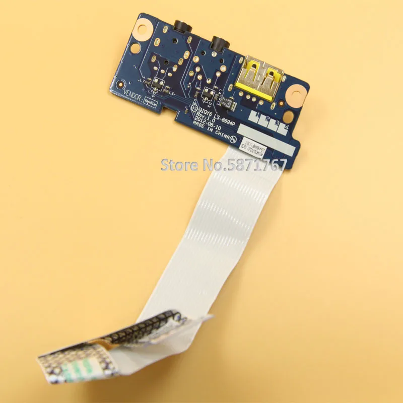 Для Lenovo IdeaPad Y500 Y510P USB аудио наушников доска QIQY6 LS 8694P| |