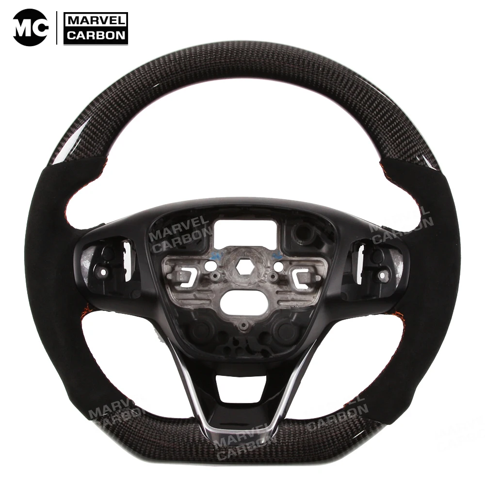 

100% Real Carbon Fiber Steering Wheel for Ford Focus