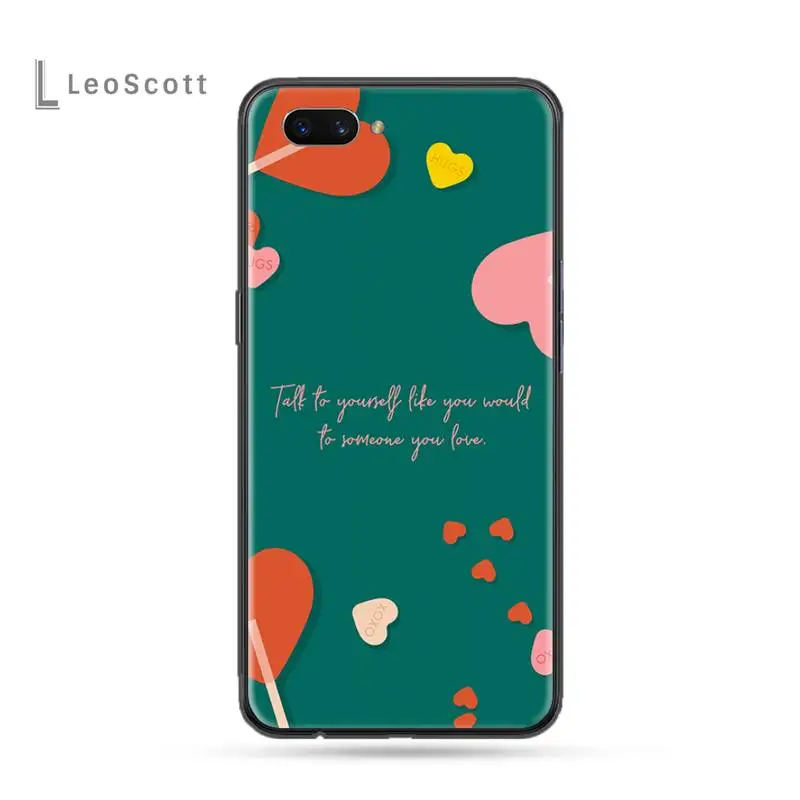 

Love pattern cute Phone Case For OPPO F 1S 7 9 K1 A77 F3 RENO F11 A5 A9 2020 A73S R15 REALME PRO