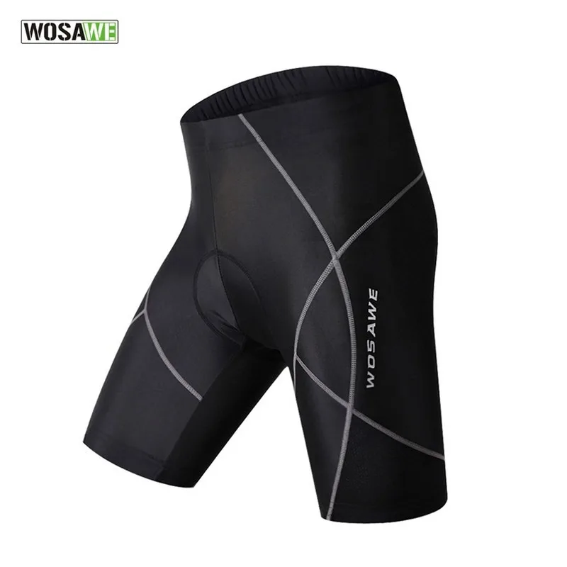 

WOSAWE Summer Men Women Cycling Shorts with Gel Padded Compression Cycle Bike Short Tights Breathable Bicycle Biker Shorts