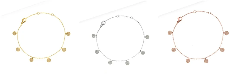 3pcs mixed Мавис заяц из нержавеющей стали сверкающие мульти-круглые браслеты 6 мм маленький сверкающий кулон Malihini калия ссылка браслет - Окраска металла: 3pcs mixed