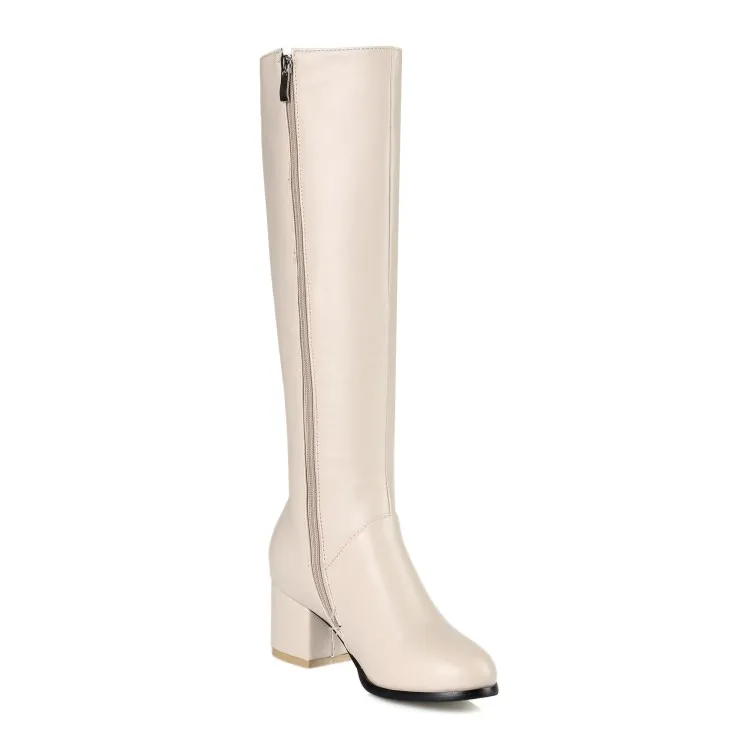 Сапоги до бедра большого размера выше колена женские сапоги женская обувь зимние