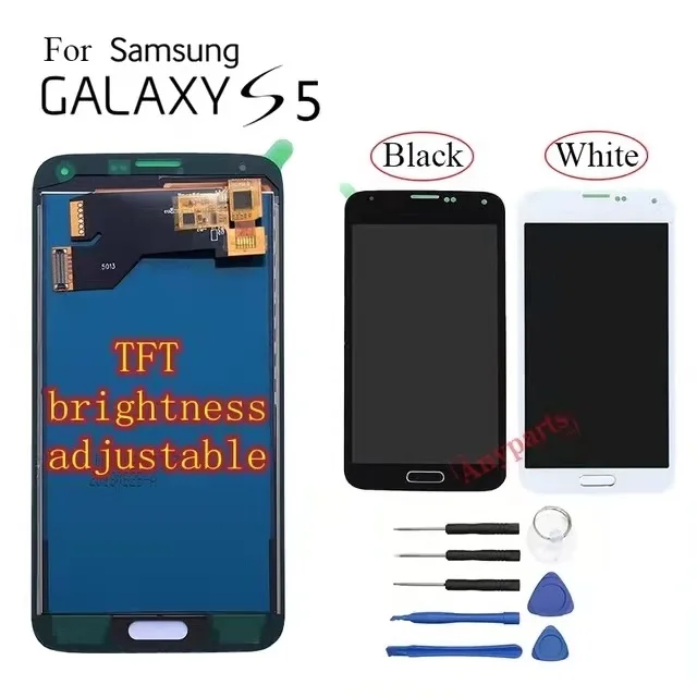 ЖК экран TFT для Samsung S5 G900 сменный G900A G900T G900W8|Экраны мобильных телефонов| |