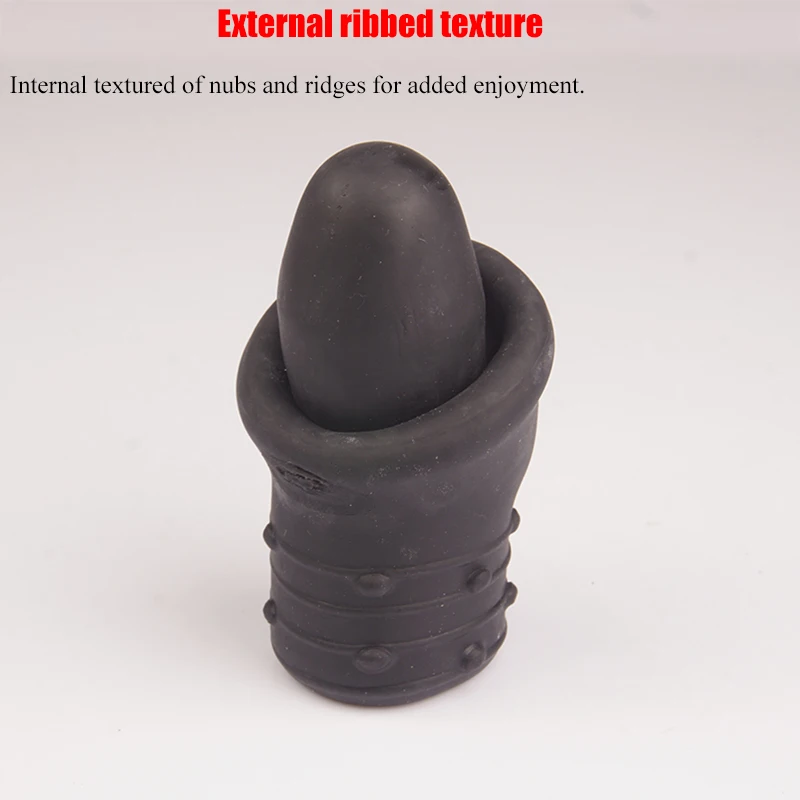 Мастурбатор с закрытым концом удлинитель для пениса увеличитель многоразовые