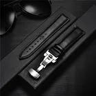 Ремешок кожаный для Samsung Galaxy Watch 4 Classic, браслет для наручных часов 18 мм 20 мм 22 мм 24 мм 46 мм 42 мм 44 мм 40 мм