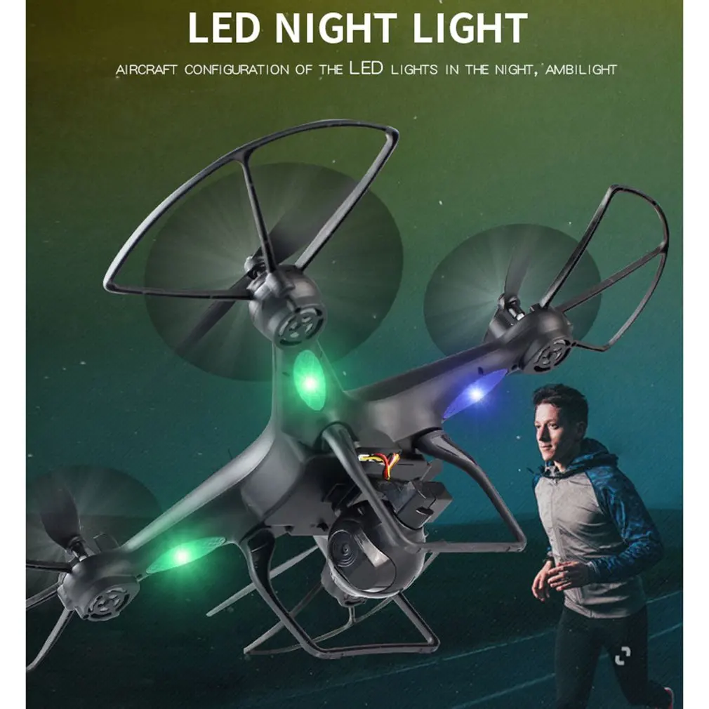 D68W 3 2 4G RC Selfie Smart Drone Quadcopter Aircraft UAV с 0.3MP Wifi FPV Live Video Camera высота удерживает 360
