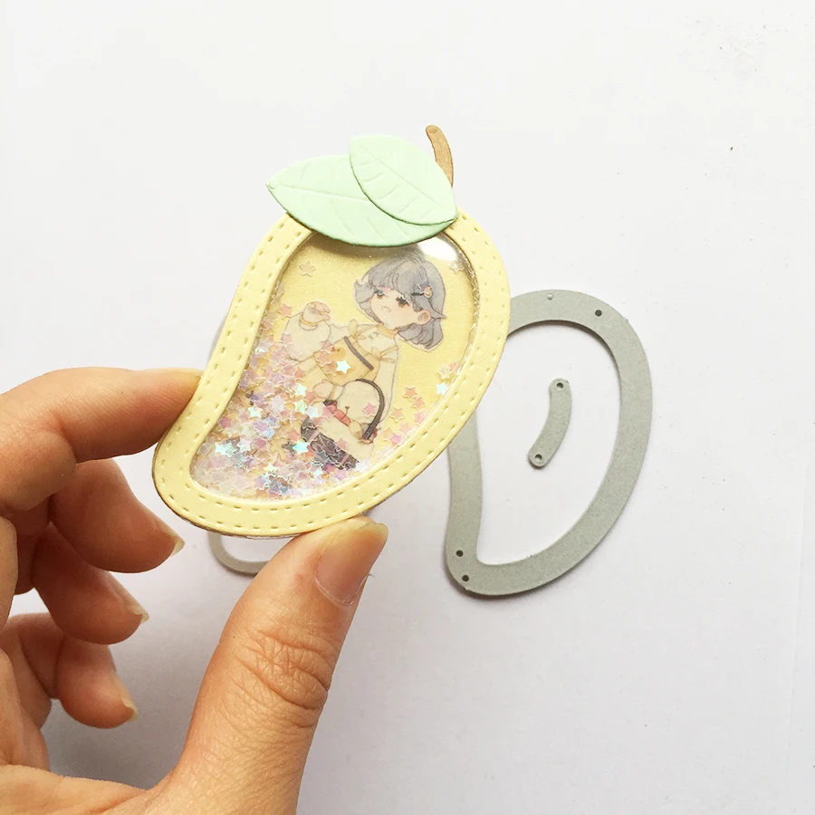 Mangoes встряхивание карты металлические режущие штампы для diy скрапбукинга альбом