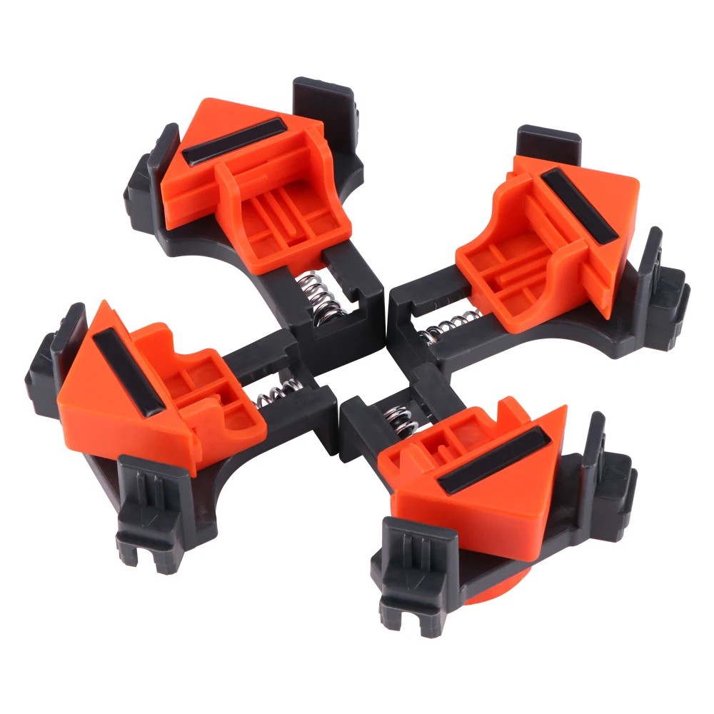 4 шт. 90 градусов правый угол зажим крепежные зажимы рамка для картин угловой