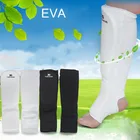 Хлопковые боксерские щитки для голени, защита для голеностопа, TKD, коврик для кикбоксинга, тренировочные защитные опоры для ног Muaythai