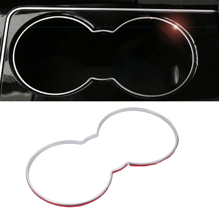 

Car Front Water Cup Holder Frame Cover Decoration for Jaguar XE F-Pace F Pace X761