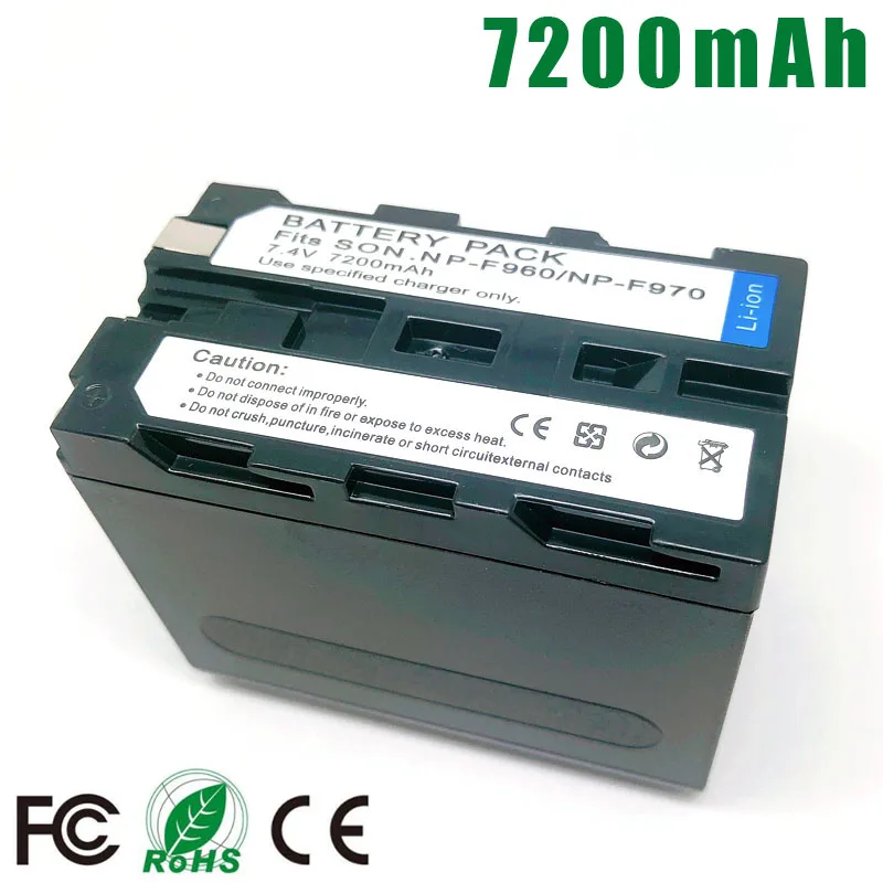 NP-F970 NPF970 NP F970 F960 F930 Батарея для SONY np-f F770 F750 F570 F550 MC1500C 190P 198 F950 MC1000C HD1000C V1C Z5C Z7C светодиодный