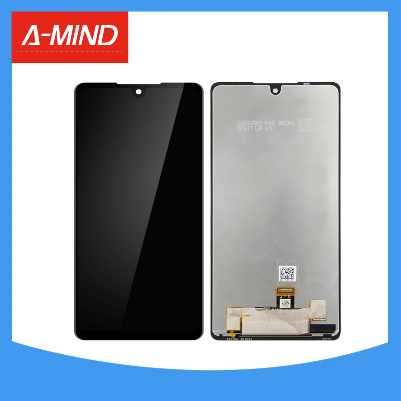 100% New For LG Stylo 6 LMQ730TM Q730TM LCD Display Touch Screen Digitizer Assembly With Frame