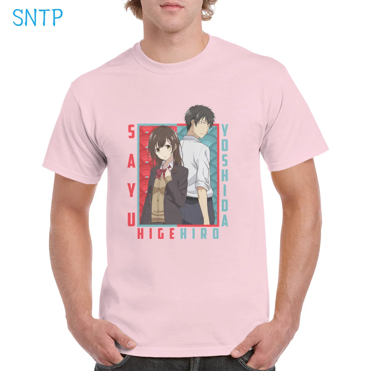 

Higehiro Sayu Ogiwara and Yoshida Anime t shirt 100% Cotton Harajuku Retro aesthetic graphic Top Oversized clothes Female