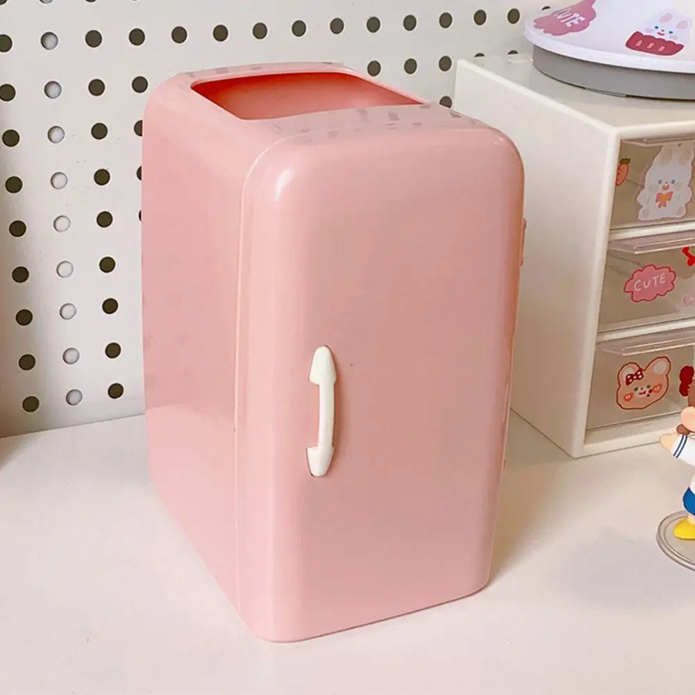 

Kawaii Organizer Refrigerator Pen Holder Student Cute Storage Diy 1pc With Stationery Box Desktop Makeups Sticker Large-cap C5t7