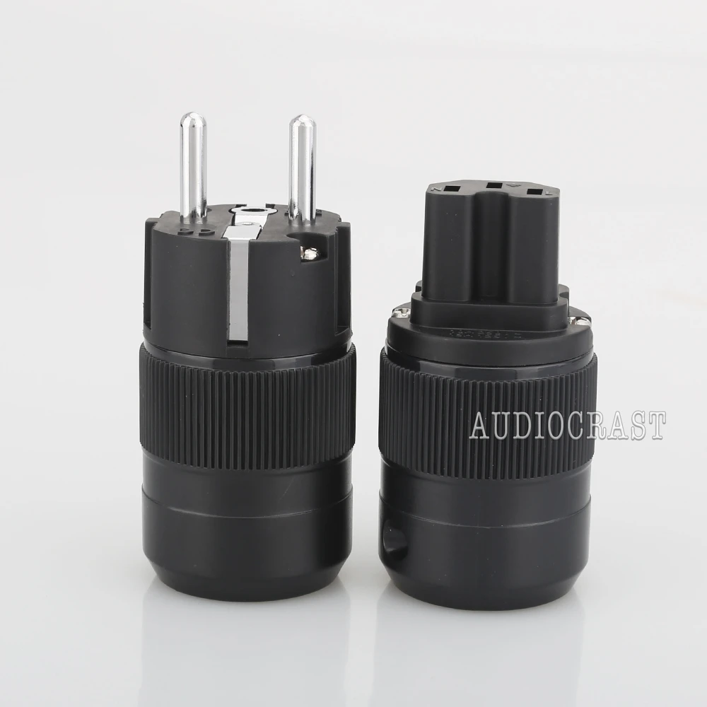 VB0109 High End родием EUR Schuko EU Мощность Plug& IEC разъем