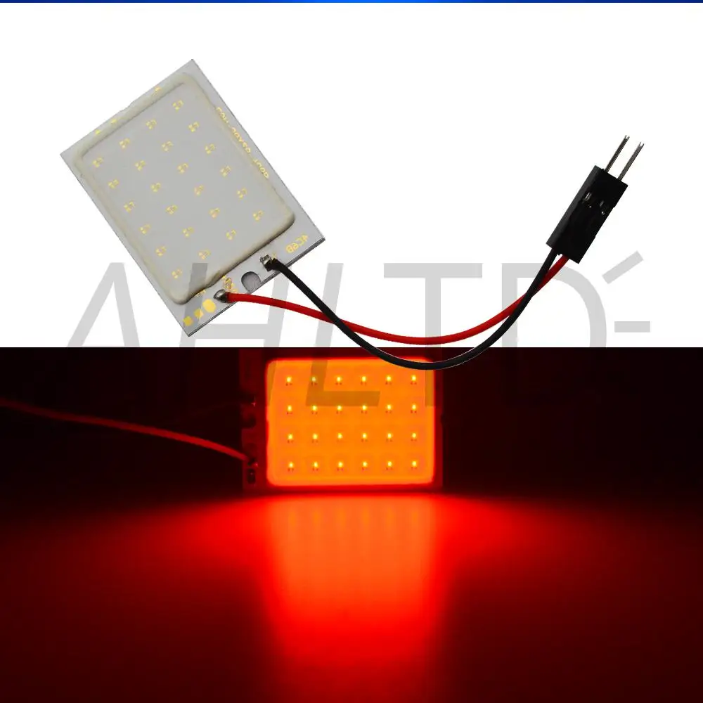 2 шт. T10 удара 24smd Светодиодная панель для автомобиля супер белый авто Интерьер Чтение карта лампа светильник купол с фестонами BA9S 3 адаптер AC/DC 12V