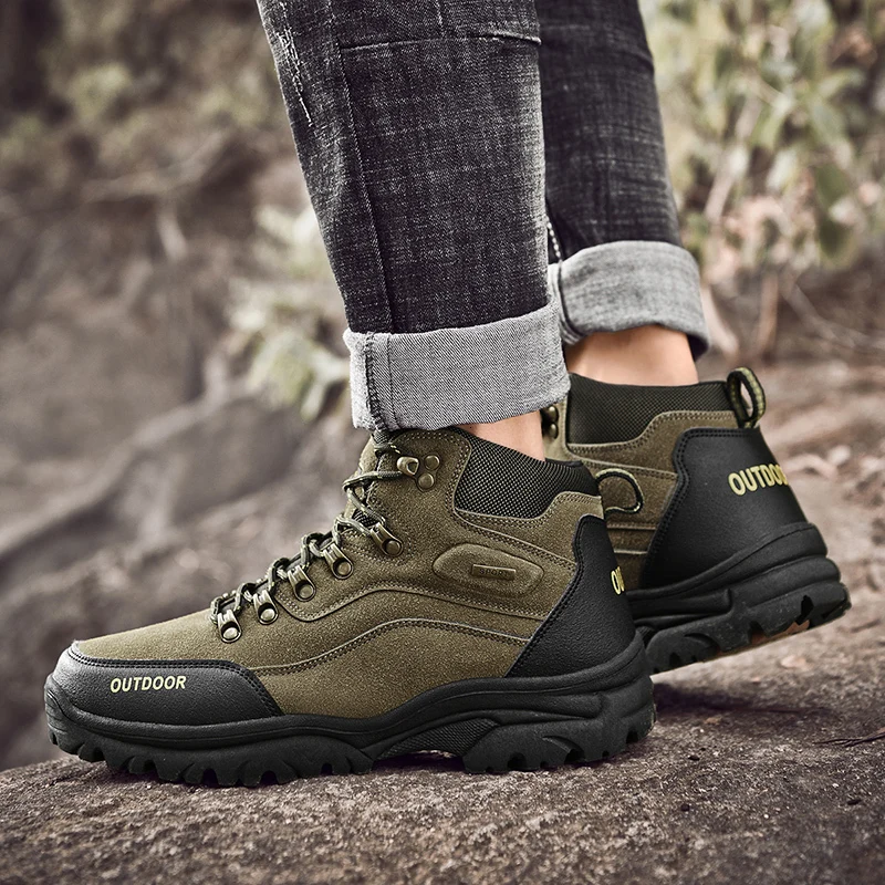 Фото CINESSD Outdoor Durable Hiking Shoes Waterpoof Anti-Skid Climbing Cushioning Tactical Boots Trekking Sport Sneakers Men Обувь CINESSD Outdoor Durable Hiking Shoes Waterpoof Anti-Skid Climbing Cushioning Tactical Boots Trekking Sport Sneakers Men Обувь