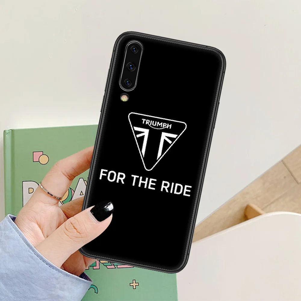 

Triumphs Motorcycle Phone Case For Samsung Galaxy A 3 5 7 8 10 20 20E 21S 30 30S 40 50 51 70 71 black Coque 3D Hoesjes Soft