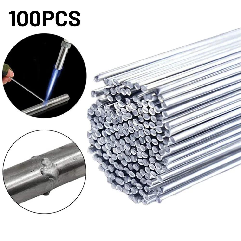 

100pcs Aolly Aluminum Brazing Solution Welding Rods Low Temperature 33cm* 2mm Weldingsoldering Wirelead Free Solder