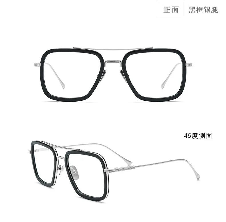 Belight оптические очки Роберт Дауни младший титановый ацетат Ретро Винтажные