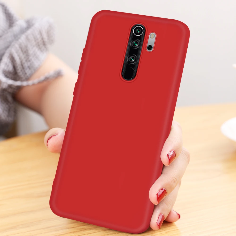 Soft Silicone TPU Case For Xiaomi Redmi 7 Note 8 6 Pro Liquid Protective Back Coque 5 |