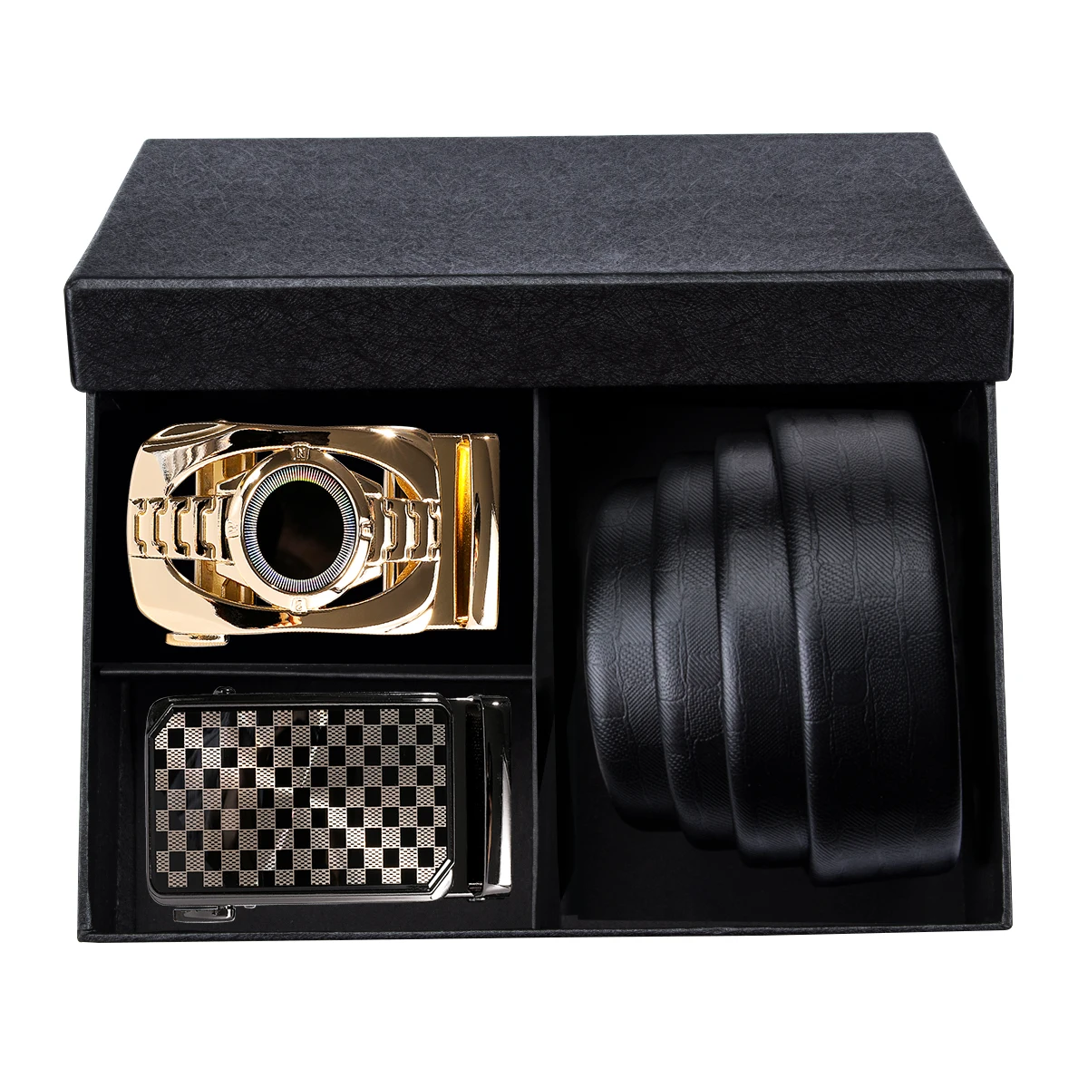 Fashion Designer Buckle Belts For Men High Quality Genuine Leather Automatic Buckle with gift box DiBanGu