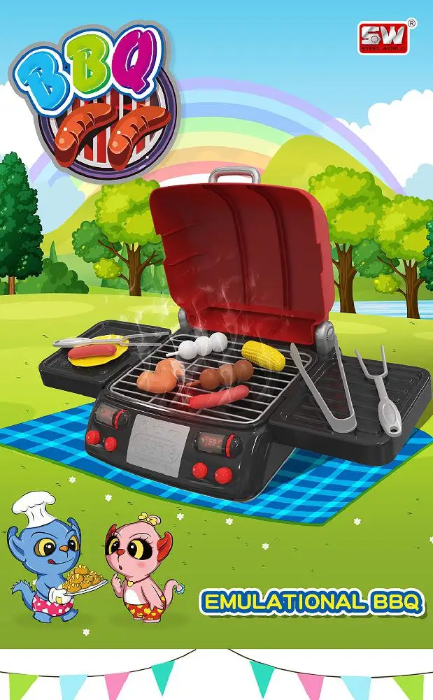 Для девочек игрушечный миксер игрушки имитация Электрический гриль для барбекю