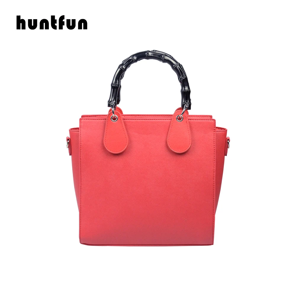 Новинка 2020 Tanqu O bag сумка двойного стиля с бамбуковой ручкой для PU кожи Obag