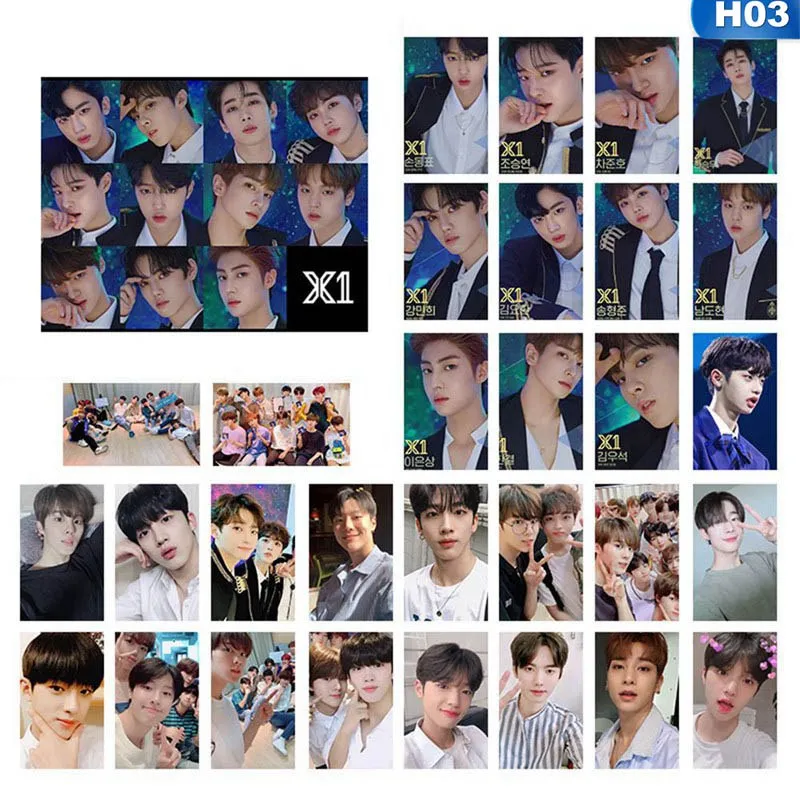 Kpop CIX HELLO Chapter 1 Стикеры для фотокарточек Jin Young Photo Stikcy Card BX 30 шт. открытка поздравительная открытка LOMO Card - Цвет: H03