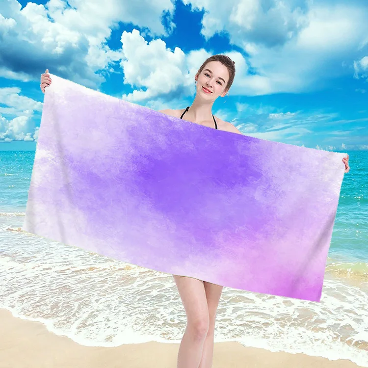 

European Colors No Sand Free Quick Dry Beach Towels for Adults Microfiber Bath Summer Cushion Swimming Fitness Yoga Bath Towels