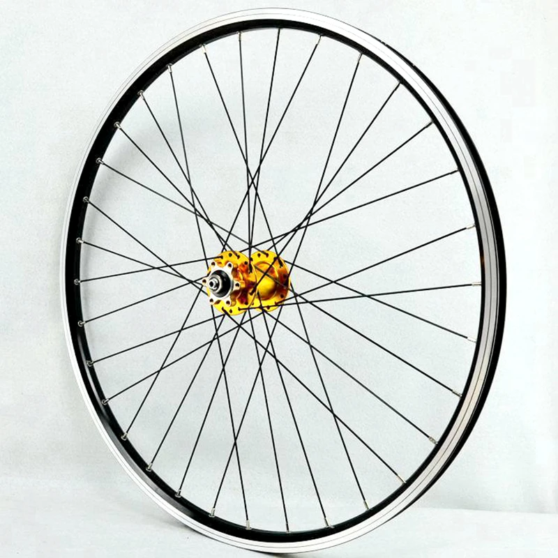 Переднее колесо для горного велосипеда Pasak 26 дюймов дисковый и V тормоз 32