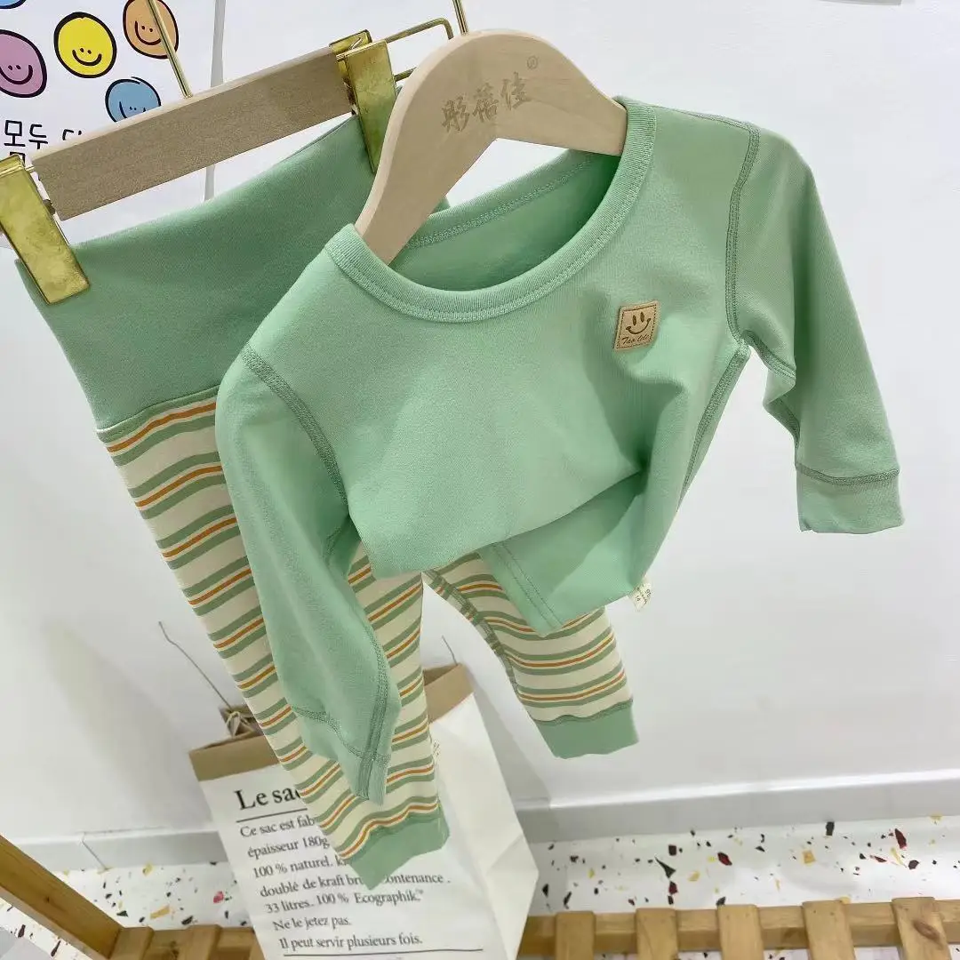 

Baby Newborn Pajamas Set Cotton Boys Sleepwear Suit Autumn Girls Pijamas Tops+pants 2pcs Children Cartton Soft Cute Clothes 0-3t