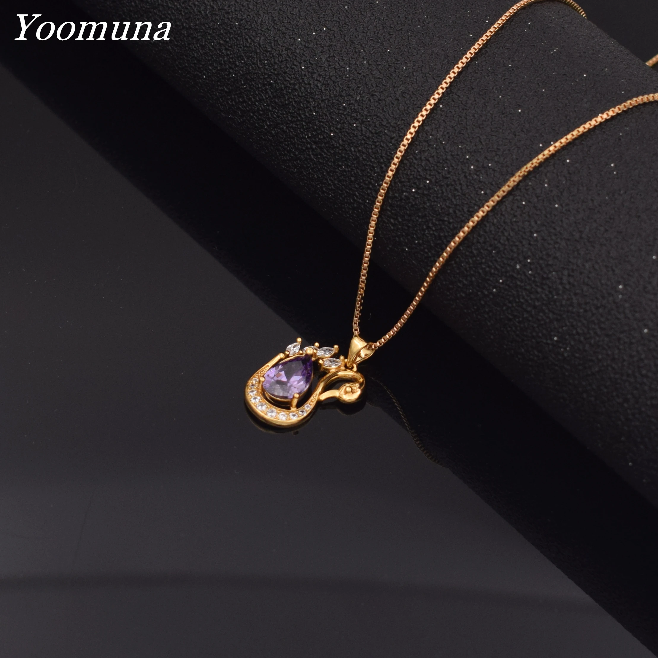 Хит продаж ожерелье с кристаллом роскошное лебедем женские модные ювелирные