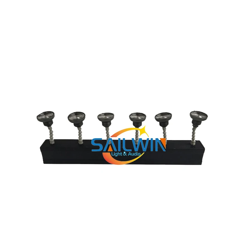 6 головок 60 Вт питание от аккумулятора беспроводной DMX светодиодный Pinspot