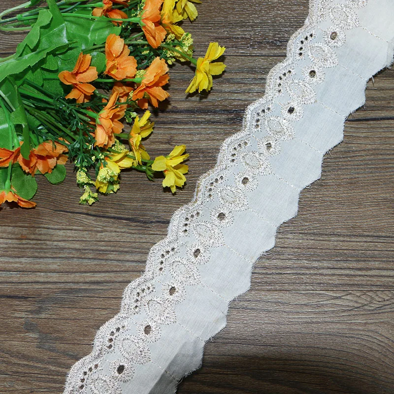 1 ярд 6 см хлопковая кружевная ткань сделай сам Цветочная подарочная лента