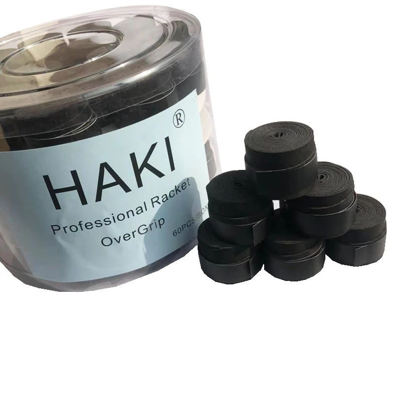 60 шт хаки черный цвет Теннис овергрип теннис Sweatband сухой чувствовать бадминтон